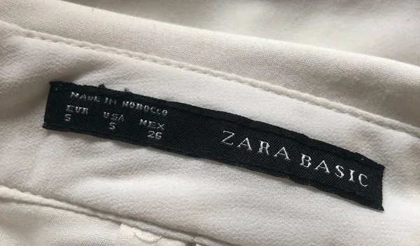 Zara White Envelope Skort Skirt - Image 6