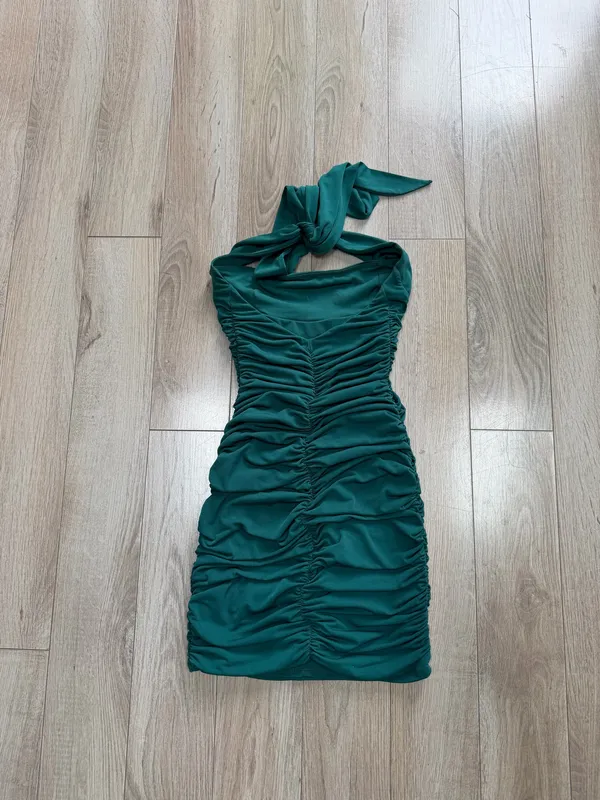 Lucy in the Sky Mini Dress Green - Image 3
