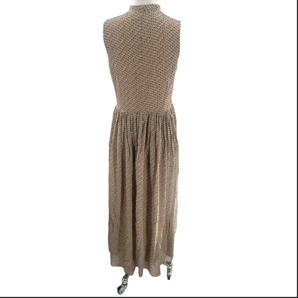 R/R studio silk bow neck maxi dress floral‎ sz 0 - Image 2