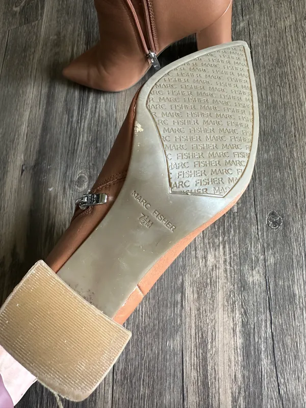 Marc Fisher Brown Booties - Image 6
