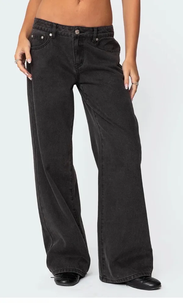 Edikted black jeans - Image 3