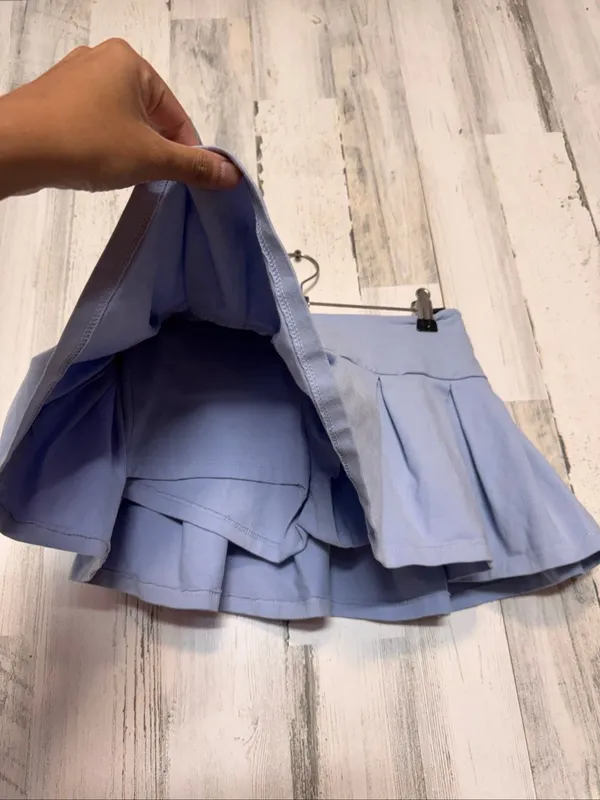 Urban Outfitters Out From Under Blue Pleated Tennis Skort Womens Small Mini Skir - Image 5