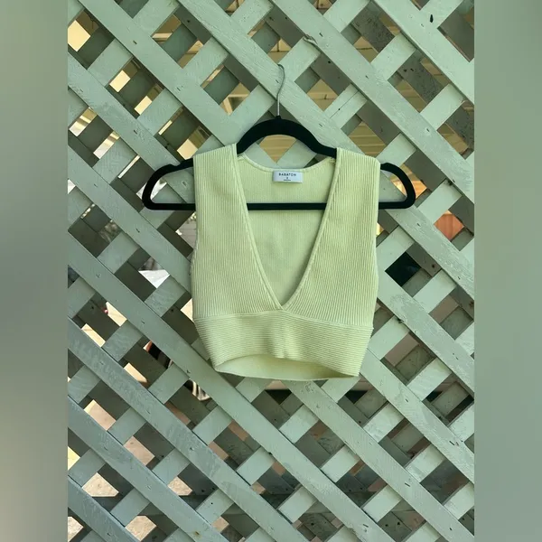 ❤️Aritzia Babaton Sculpt Knit Deep V Tank - Image 2