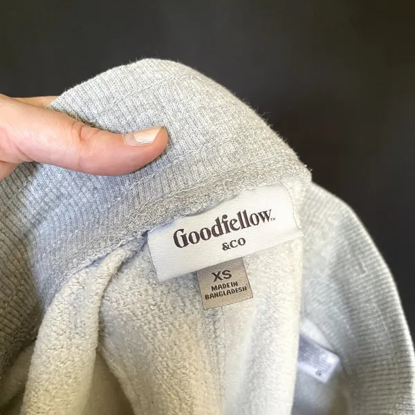 Goodfellow & Co Jogger‎ Sweatpants XS Gray Women Cotton Blend Pockets - Image 6