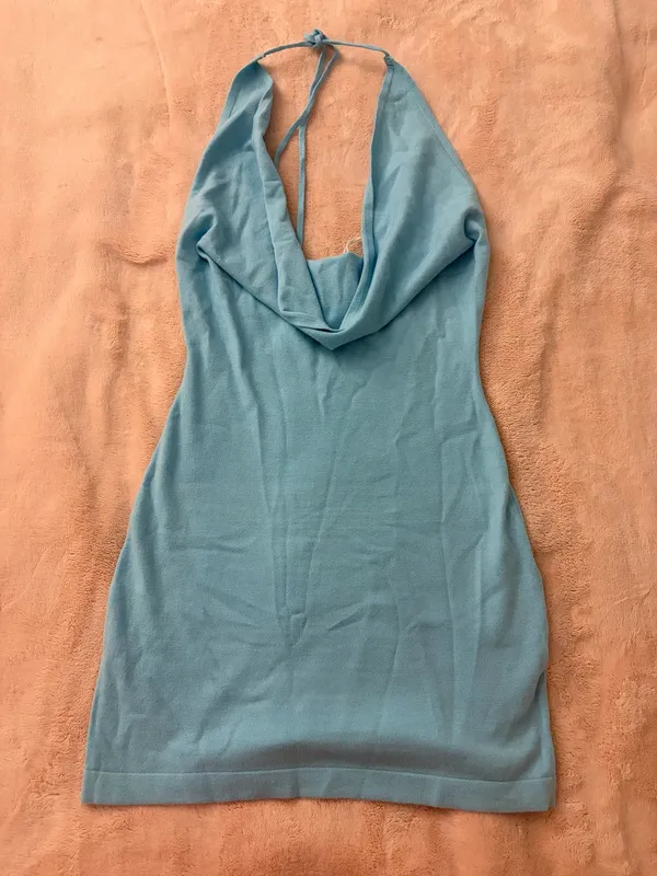 Peppermayo Blue Mini Dress - Image 3