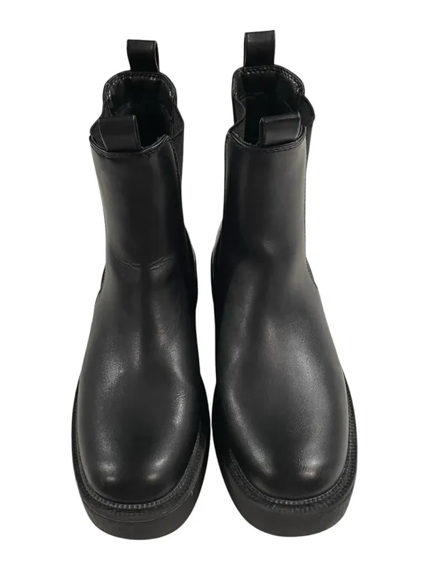 Target Demi Chelsea Boots Women 6.5 Black Chunky Lug Sole Gothic Grunge Biker - Image 3