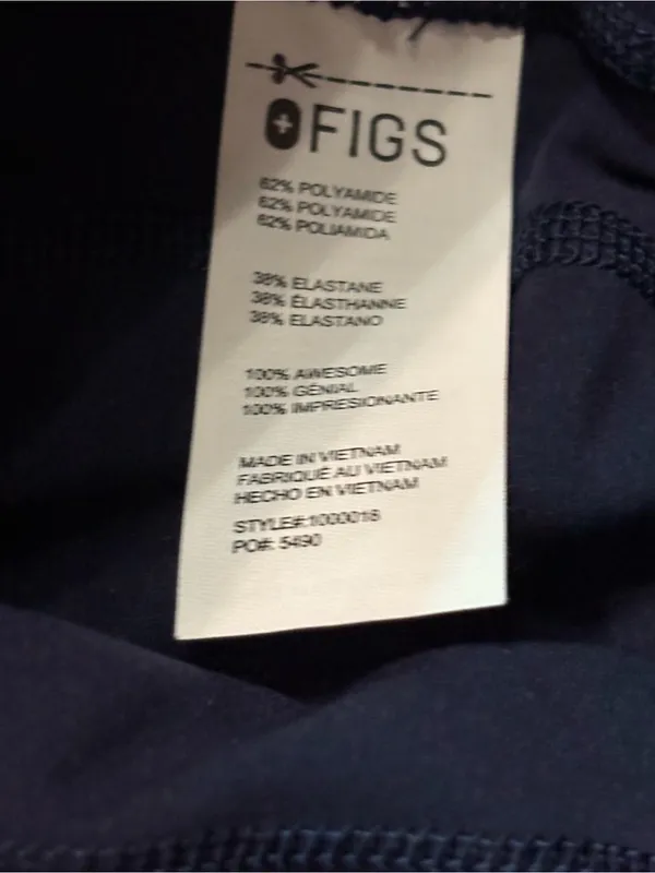 Figs Ashland High-Rise ScrubLegging Size XS Navy - Image 5