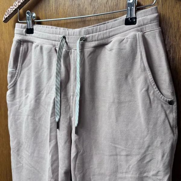 Vuori Womens Pants Laguna Lounge Pant Joggers Drawstring Light Pink Small - Image 5