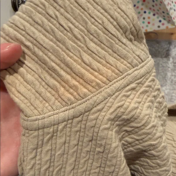 lululemon athletica‎ retreat yourself Women's Tan Cowl Neck Sweater s/xs - Image 7