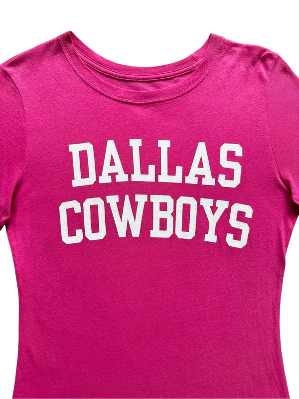 🔃Dallas Cowboys Pink Short Sleeve Tee Shirt - Image 6
