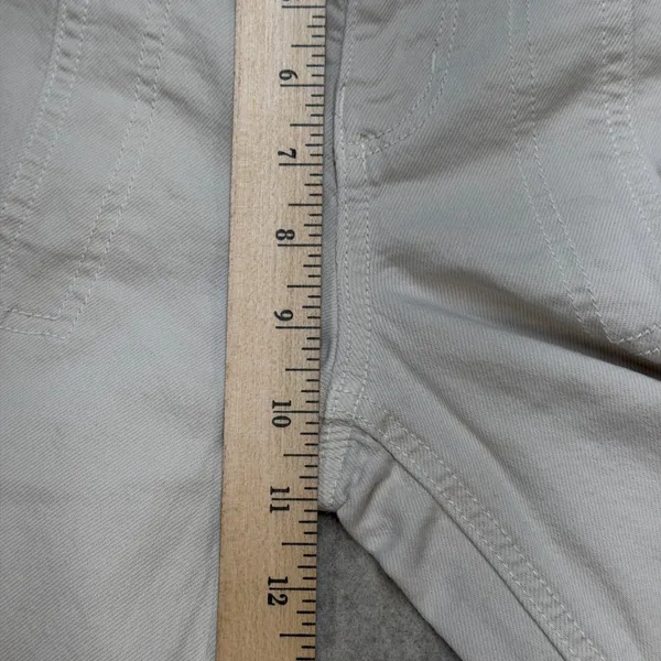 American Eagle Jeans Womens 0 Cream Wide Leg Boho Coastal Utility Front Seam - Image 12