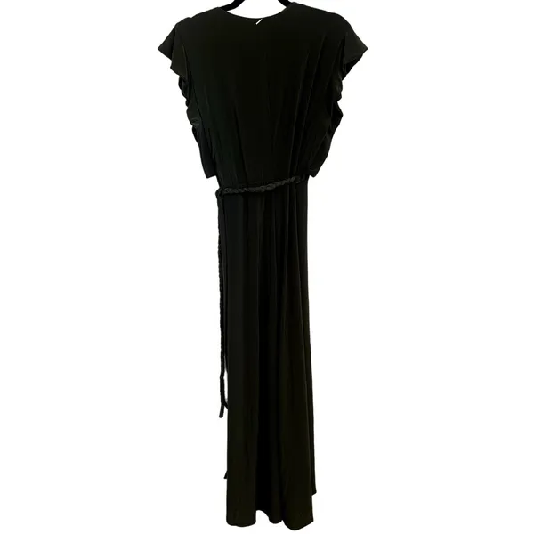 NWT MISA Los Angeles Irina Rope Belt‎ Dress in Olive Green - Image 4