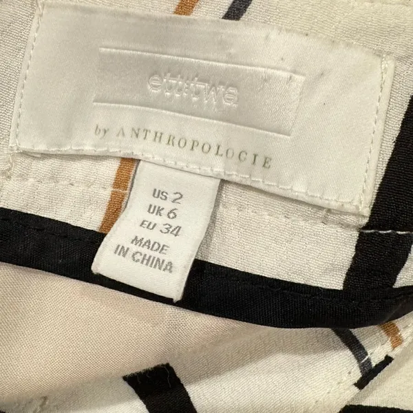 Anthropologie ett:twa Manon Flowy Striped Pants Women’s 2 - Image 3