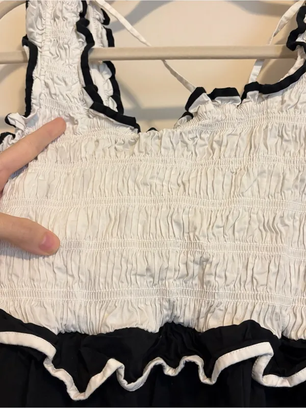 Free People Tovi Smocked Midi Dress size XS - Image 6