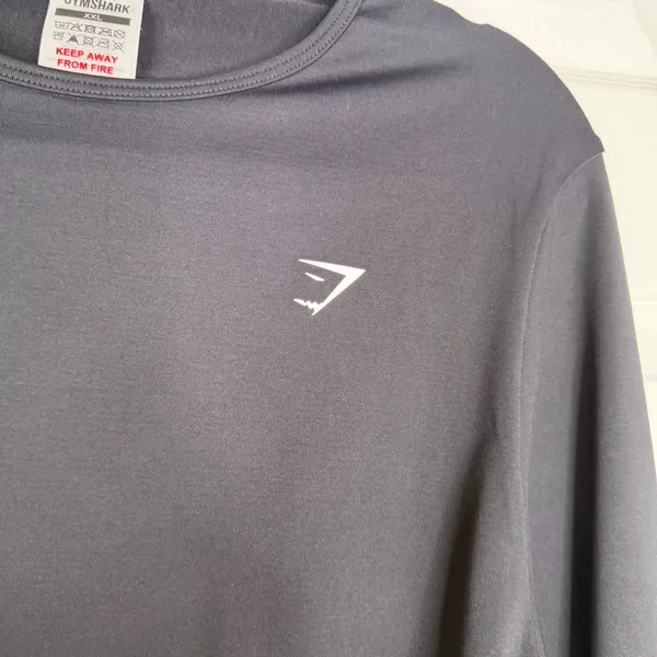 Sz XXL Gymshark Black Seamless Long Sleeve Cropped Top NWOT - Image 6
