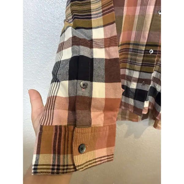 NWT Madewell‎ Classic Ex-Boyfriend Shirt in Seconda Plaid Size XL - Image 6