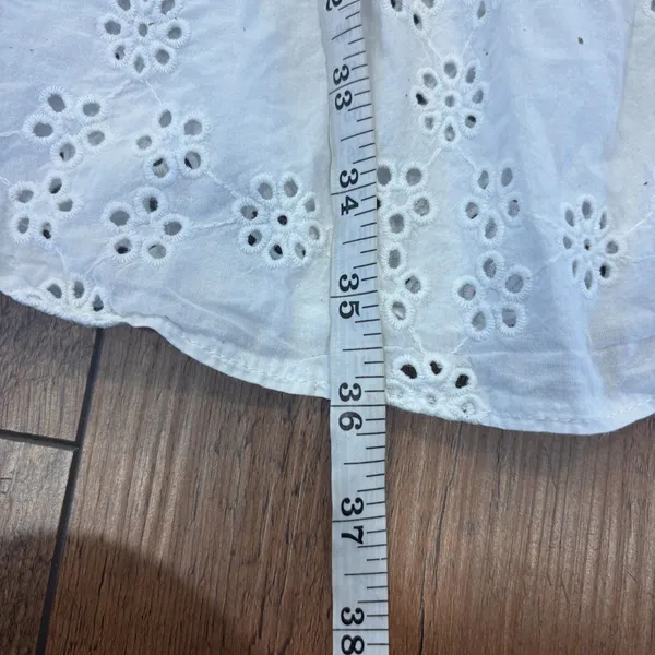 Hill House The Ellie Nap Dress White Women's Size XS Tiered Ruffled Lined Fairy - Image 8