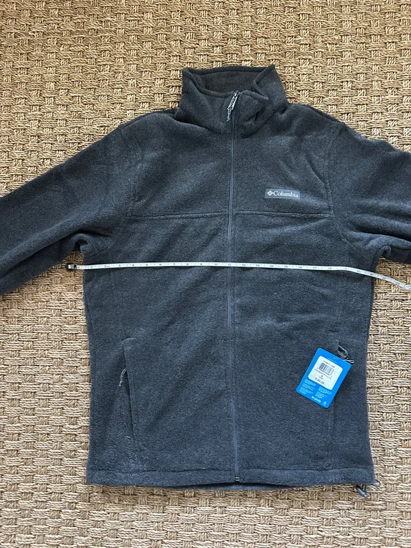 Columbia Men’s Steens Mountain 2.0 Zip Fleece Jacket Charcoal Heather Size SMALL - Image 7