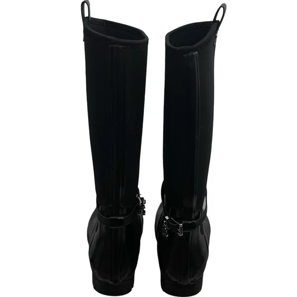 Michael Kors‎ Charm Stretch Calf Black Rain Boots Capsule Comfort Utility 9 - Image 9