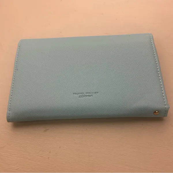 Wallet Light Blue Envelope Clutch by Travel Wallet Zoppen-Great Shape & Clean! - Image 2