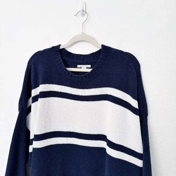 [American Eagle Outfitters] Oversized Striped Baggy Knit Crew Neck Sweater L/XL - Image 5