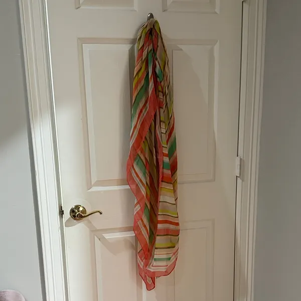 Colorful Striped Scarf vintage lightweight - Image 2