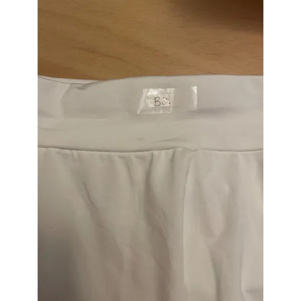 B2 New Women’s Athletic Stretchy Skort White size Medium Waist 14.5-15” - Image 8