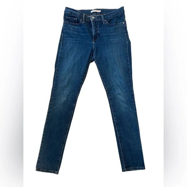 Classic Blue Women's Skinny Jeans Size 29 - Image 2