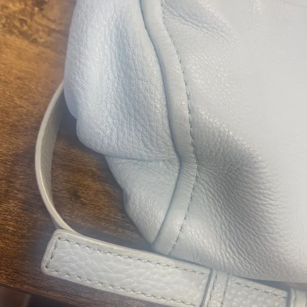 Kate Spade Mint Pebbled Leather Crossbody Shoulder Purse 2-Way Bag Medium - Image 13