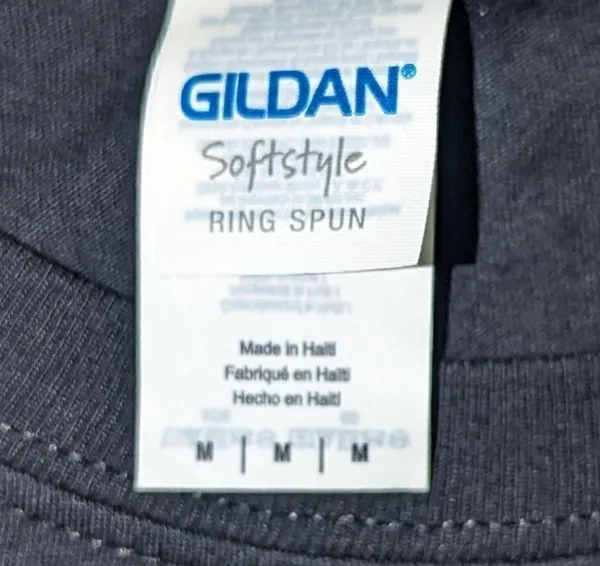 4/$15 Gildan Softstyle Black T-Shirt "Nacho Average Nurse". Sz M - Image 2