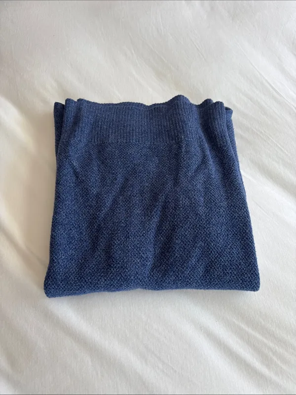 Ladies American Eagle Outfitters Dark Blue Crewneck Sweater - Image 6