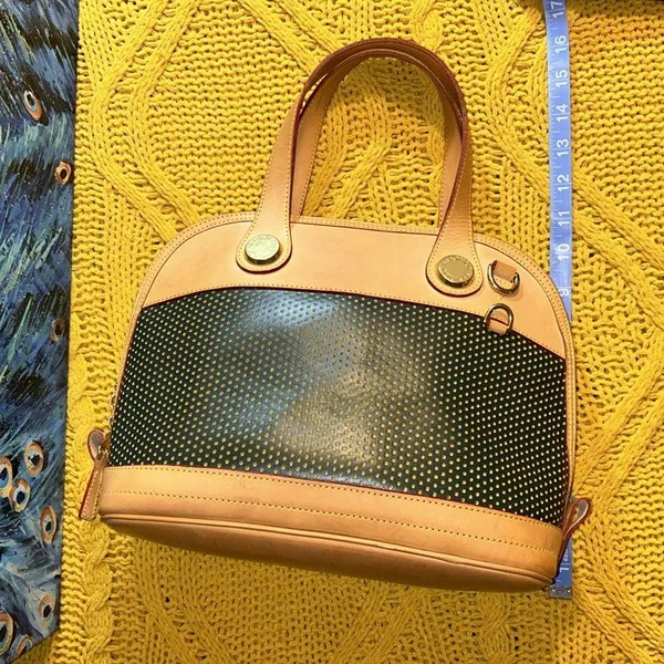 Dooney & Bourke Vintage Leather Satchel Handbag - Image 13