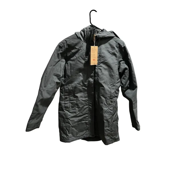 Fjällräven Kiruna Padded Parka Women’s L Basalt G-1000 Hooded Coat NWT 89644 - Image 5