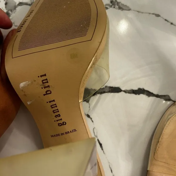 Gianni Bini Women's Transparent Heels NWOT - Image 2