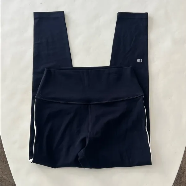Splits59 Amber Airweight High Waist 7/8 Legging in Indigo Blue White L $128 - Image 5