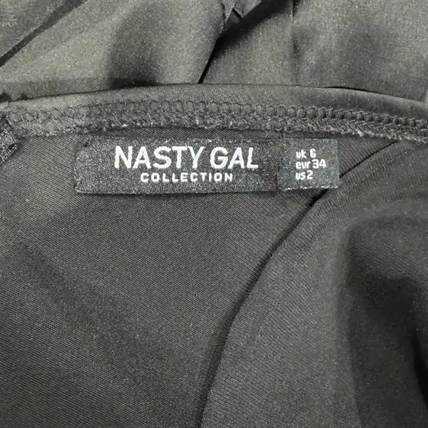 Nasty Gal Black Tie Strap Mini Dress Women’s 2 - Image 3