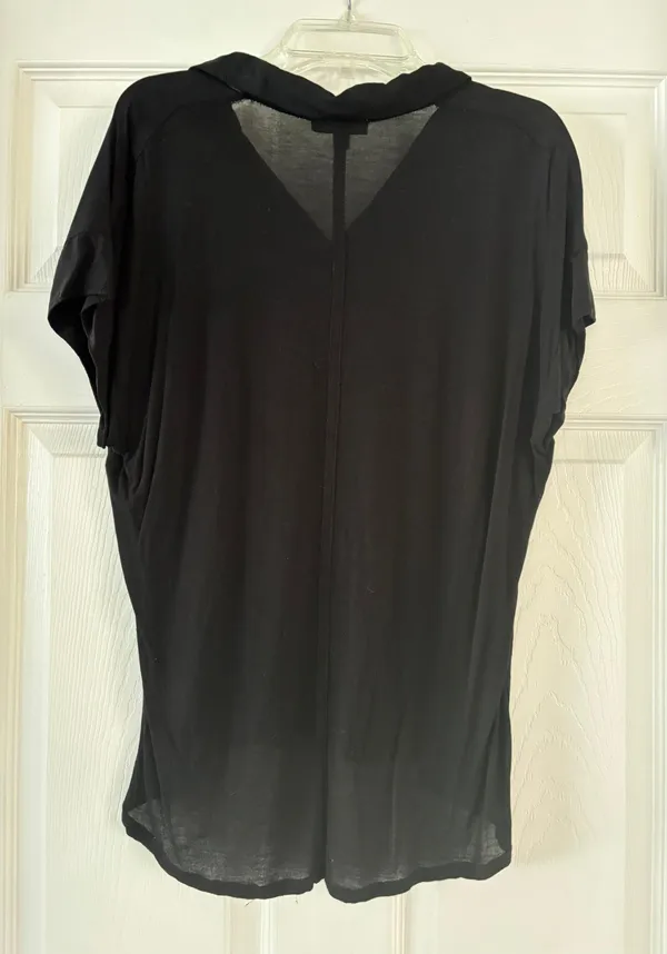Esley Basic Black Polo - Size Small - Image 4