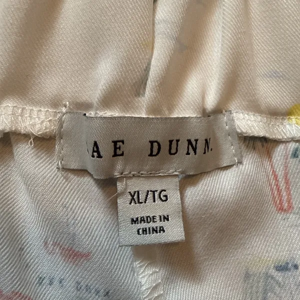 Rae‎ Dunn Tropical Flamingo Camisol & Shorts Pajama Set Xl Scallop Edge - Image 7