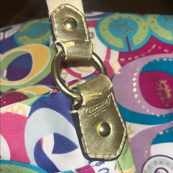 Coach Poppy Crossbody Purse Graffiti - Image 6