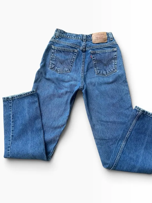 90s Levi’s 512 Jeans - Vintage 1990s Levi's Jeans Straight Leg 512s Size 7 Reg - Image 6