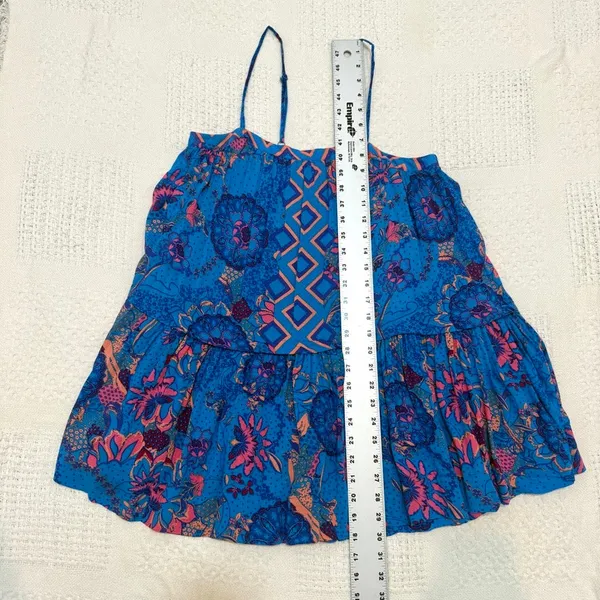 Intimately Free People XS boho floral mini slip dress D3 3590 - Image 2