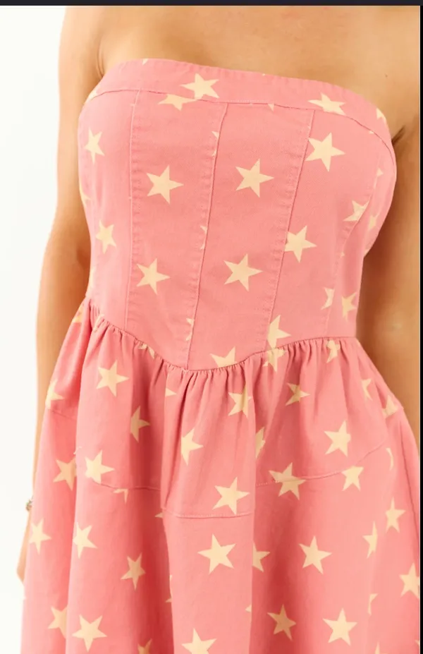 Strapless mini dress Multiple - Image 3