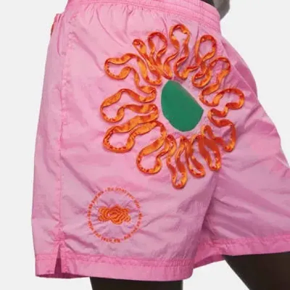NWT NIKE Sportswear Uphoria Woven‎ Shorts - Pinksicle,Safety Orange,Malachite - Image 2