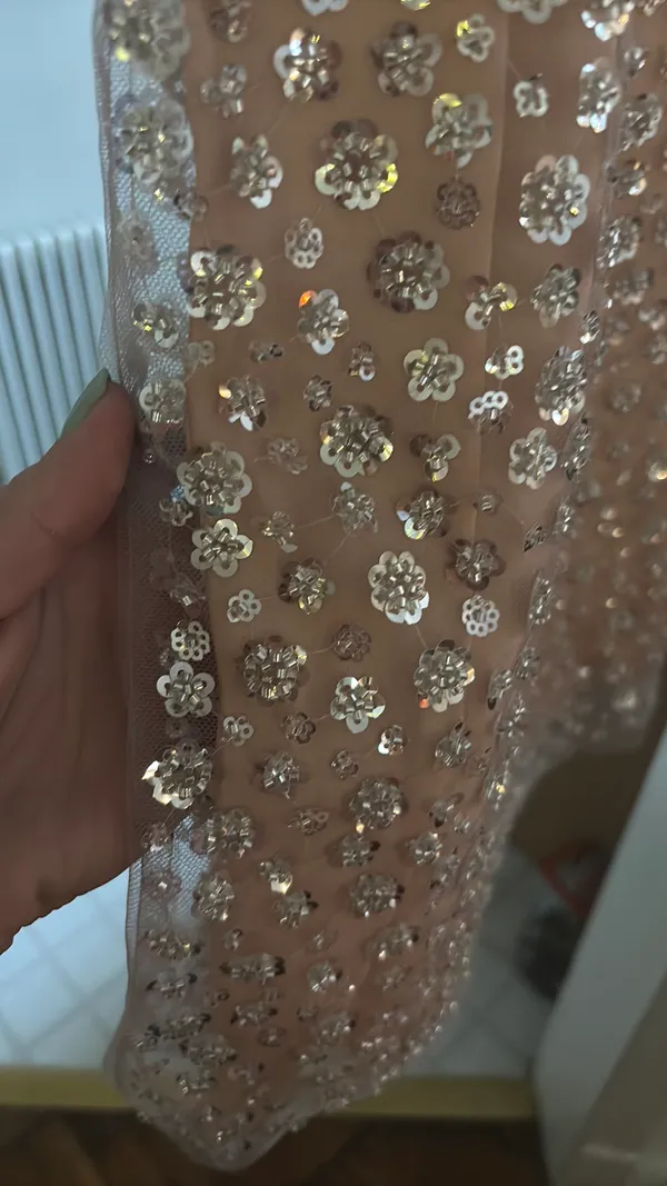 H&M Blush Sparkle Dress From - Image 4