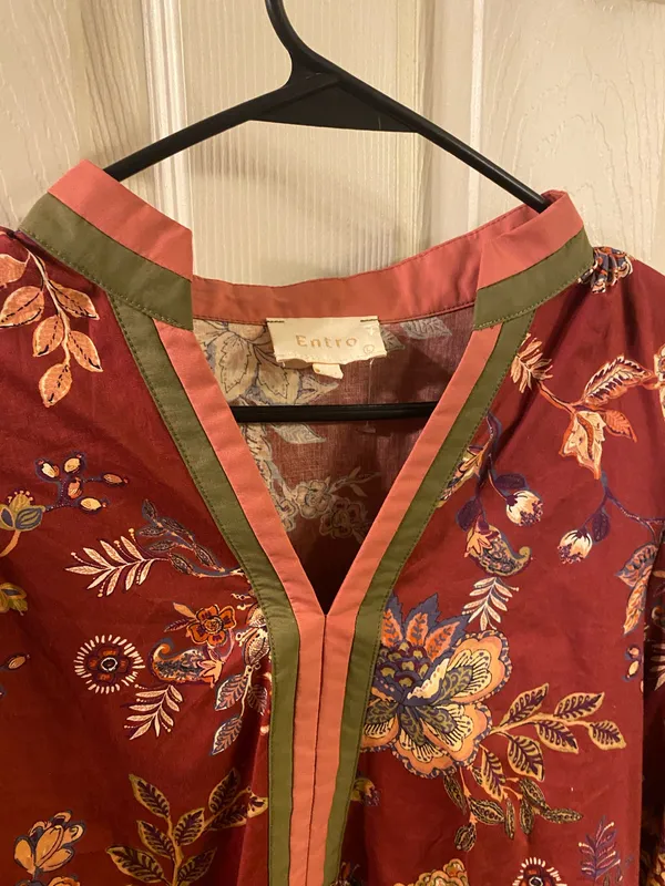 Ellies boutique blouse Red Size XL - Image 3