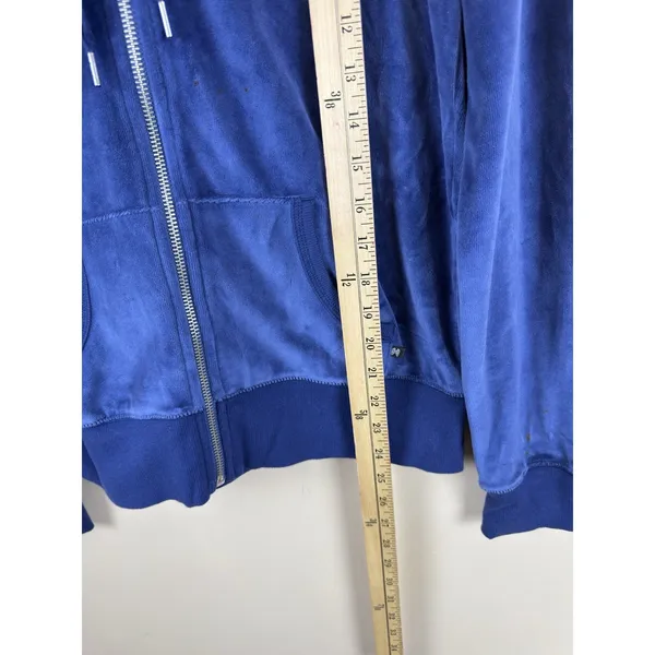 Victoria's Secret Y2K Angel Sparkle Sequence Full Zip Up Hoodie Women’s Size M - Image 12