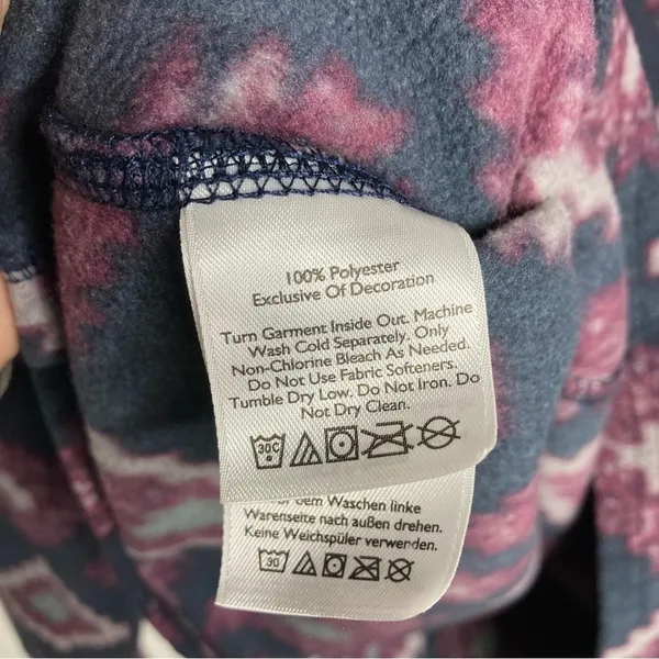 Eddie Bauer fleece quarter‎ zip pullover size large - Image 7