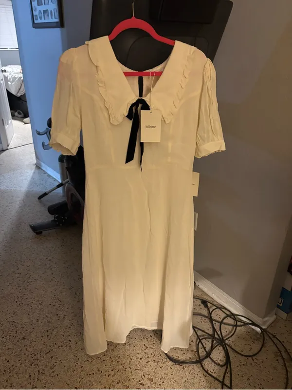 NWT Bohme Maren Collared Midi Dress -medium - Image 3