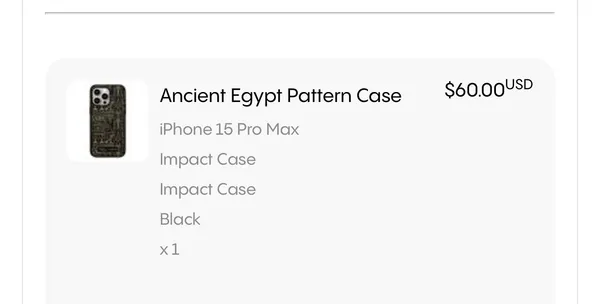 CASETiFY Ancient Egypt Pattern iPhone 15 Pro Max Case - Image 3