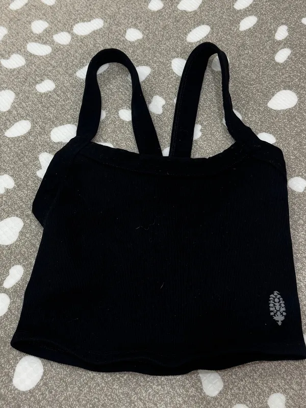 FP Movement All Clear ribbed cami tank top cropped logo scoop neck free people - Image 2